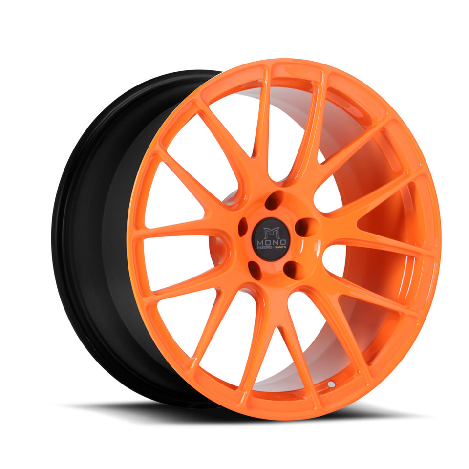Savini Forged SV39m Orange Mono Wheels