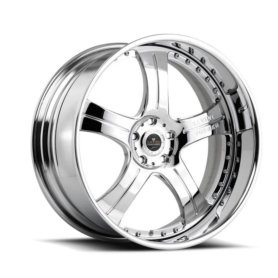 Savini Forged SV3 Chrome Signature Wheels