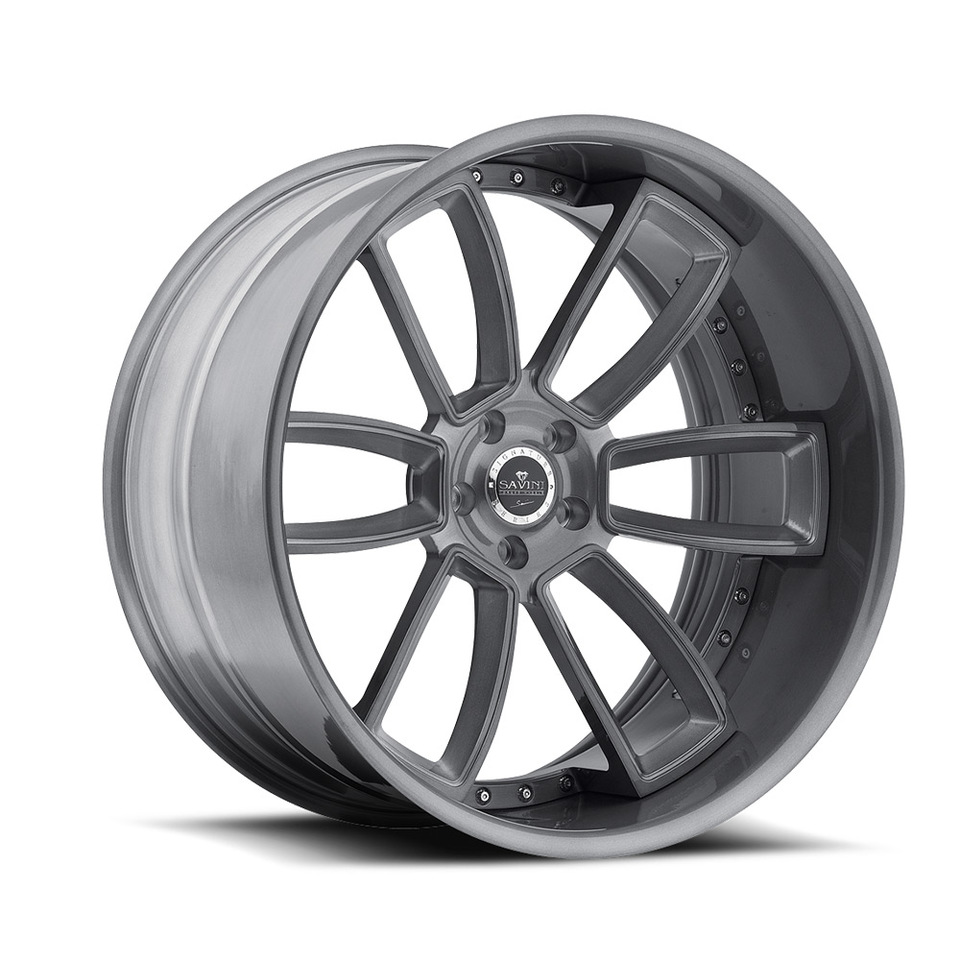 Savini Forged SV52c Grey Brushed XC Wheels