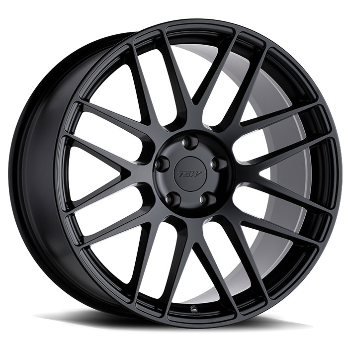 TSW Nord Semi Gloss Black Finish Wheels