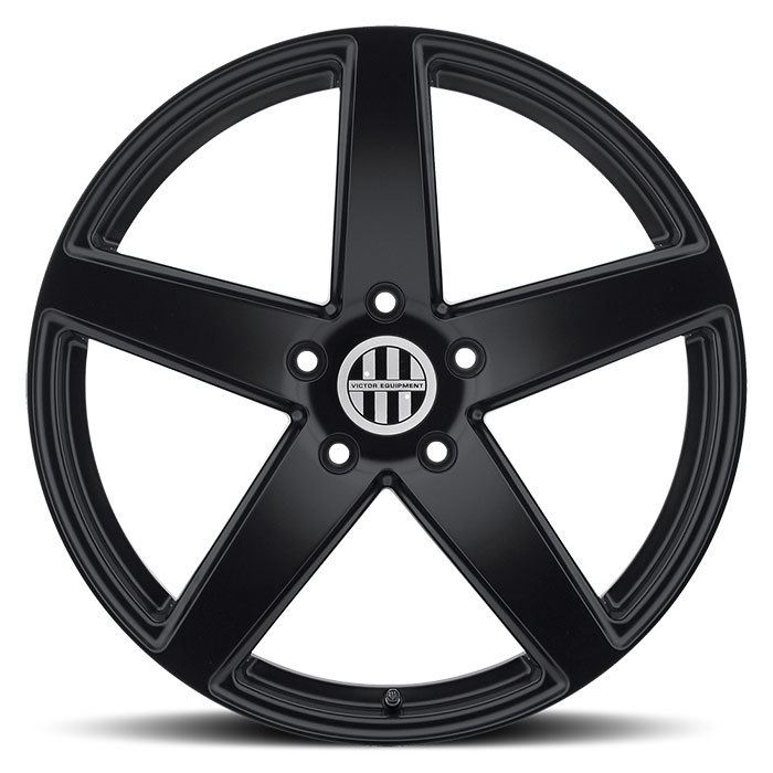 Victor Equipment Baden Matte Black Porsche Wheels - Face