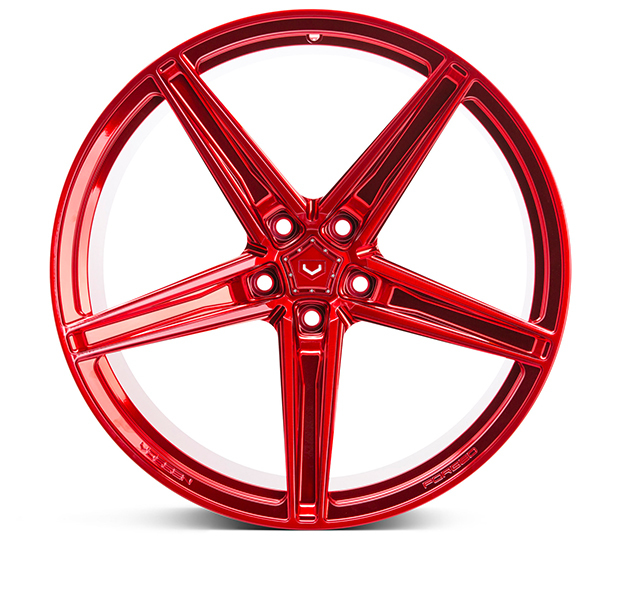Vossen M-X5 Wheels Custom Vossen Red Finish