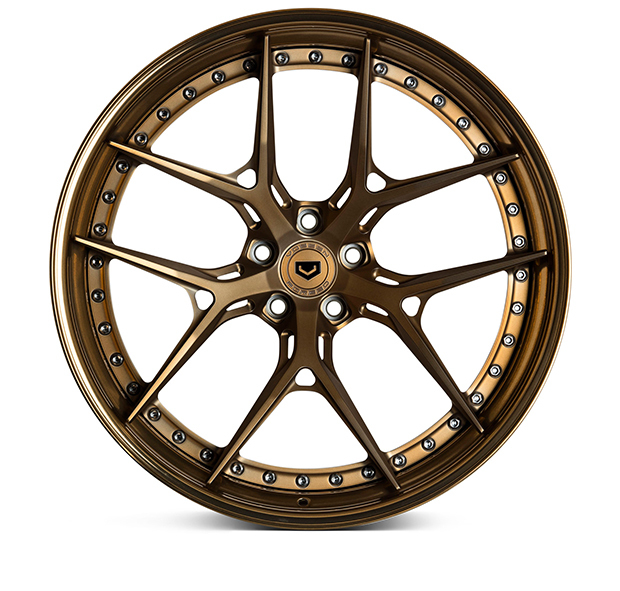 Vossen S21-01 3-Piece Wheels Custom Matte Brickell Bronze Finish