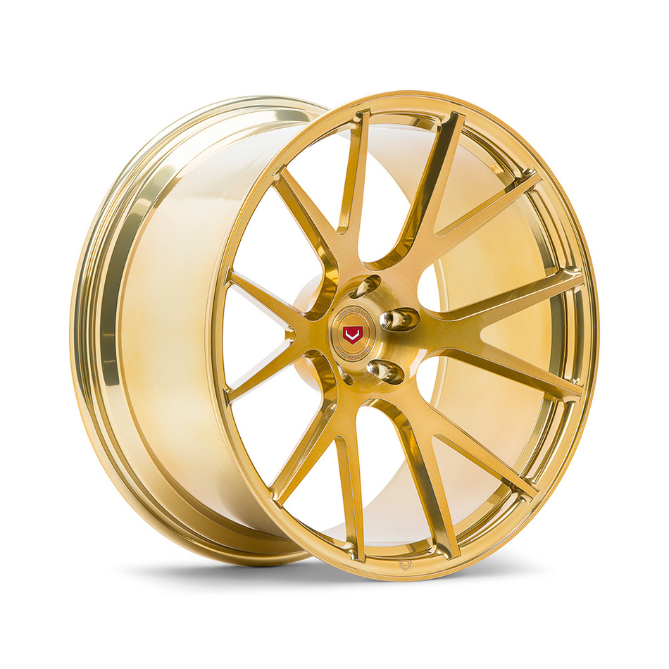 Vossen VPS-306 Custom Imperial Gold Finish Wheels