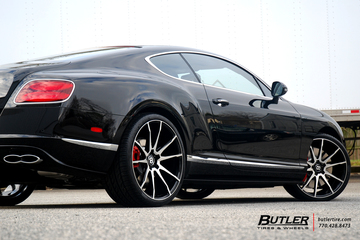 Bentley GT V8 S on 22in Savini BM12 Wheels