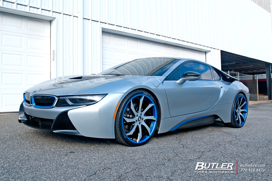 Bmw I8 On Custom 22in Forgiato Fondare Ecl Wheels