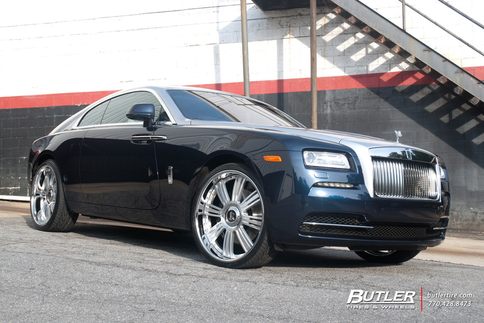Rolls Royce Wraith With 24in Lexani Lf755 Wheels And Toyo Proxes 4 Tires 29