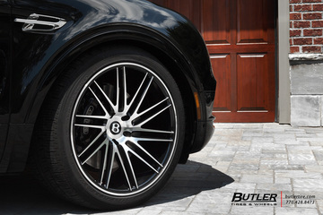 Bentley Bentayga on 22in Vossen VPS-307T Wheels