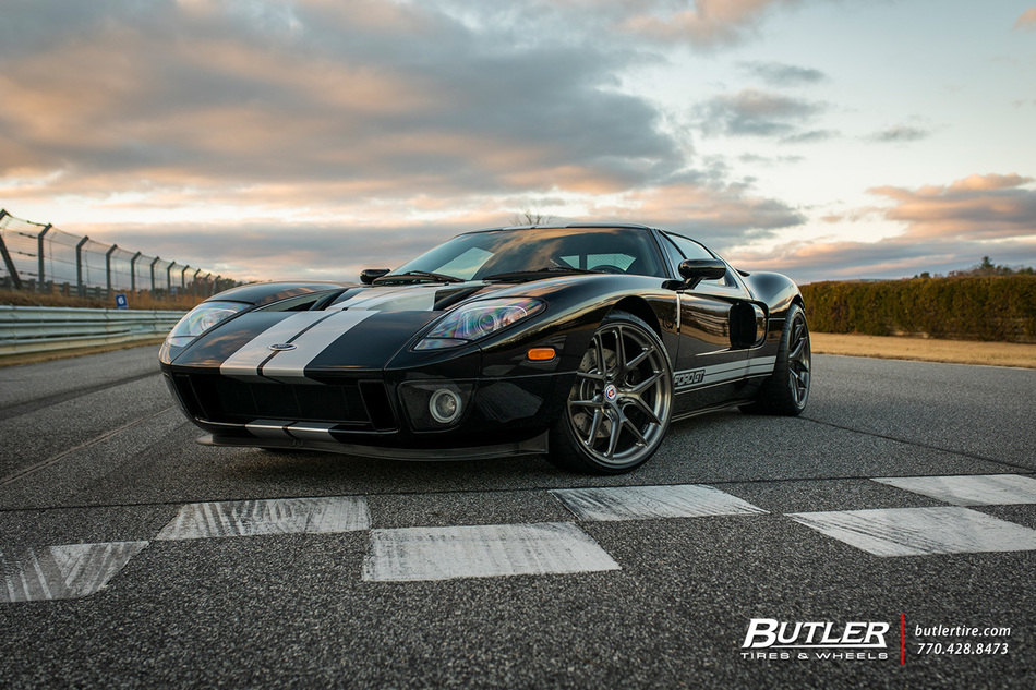 Ford Gt With 20in Hre R101 Lw Wheels And Pirelli P Zero Tires 4