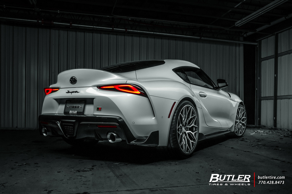 Toyota Supra With 22in Vossen Hf2 Wheels And Michelin Tires 10