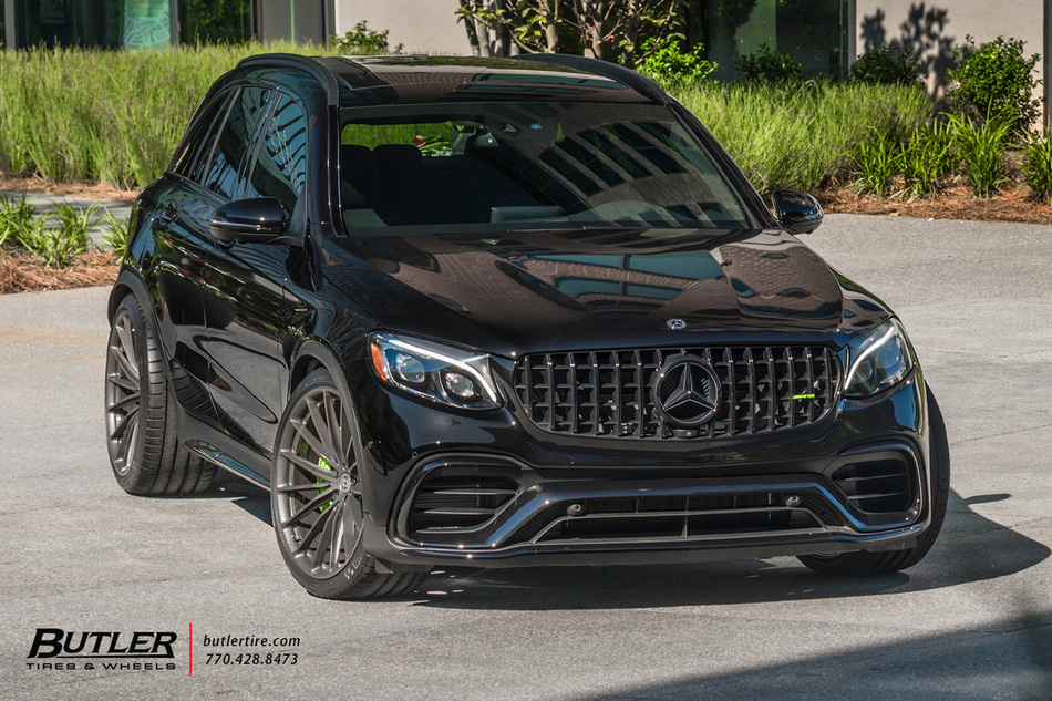 Mercedes Glc63 With 22in Hre P103 Wheels And Michelin Pilot Super Sport Tires   Av 9