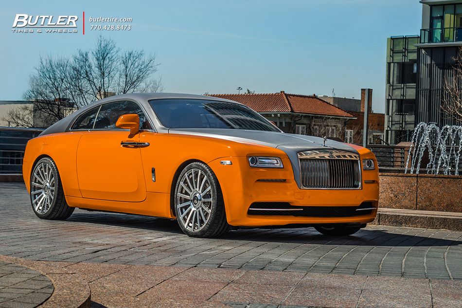Rolls Royce Wraith With 22in Ag Luxury Agl20 Wheels And Michelin Pilot Sport 4 S Tires 3