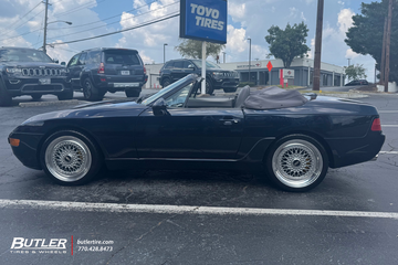 1993 Porsche 968 Cabrio with 18in Custome built BBS  Wheels