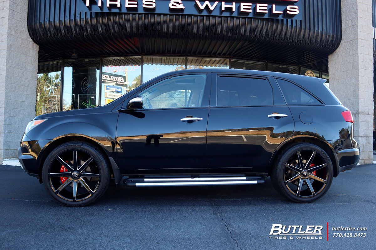 Acura MDX with 22in DUB Push Wheels
