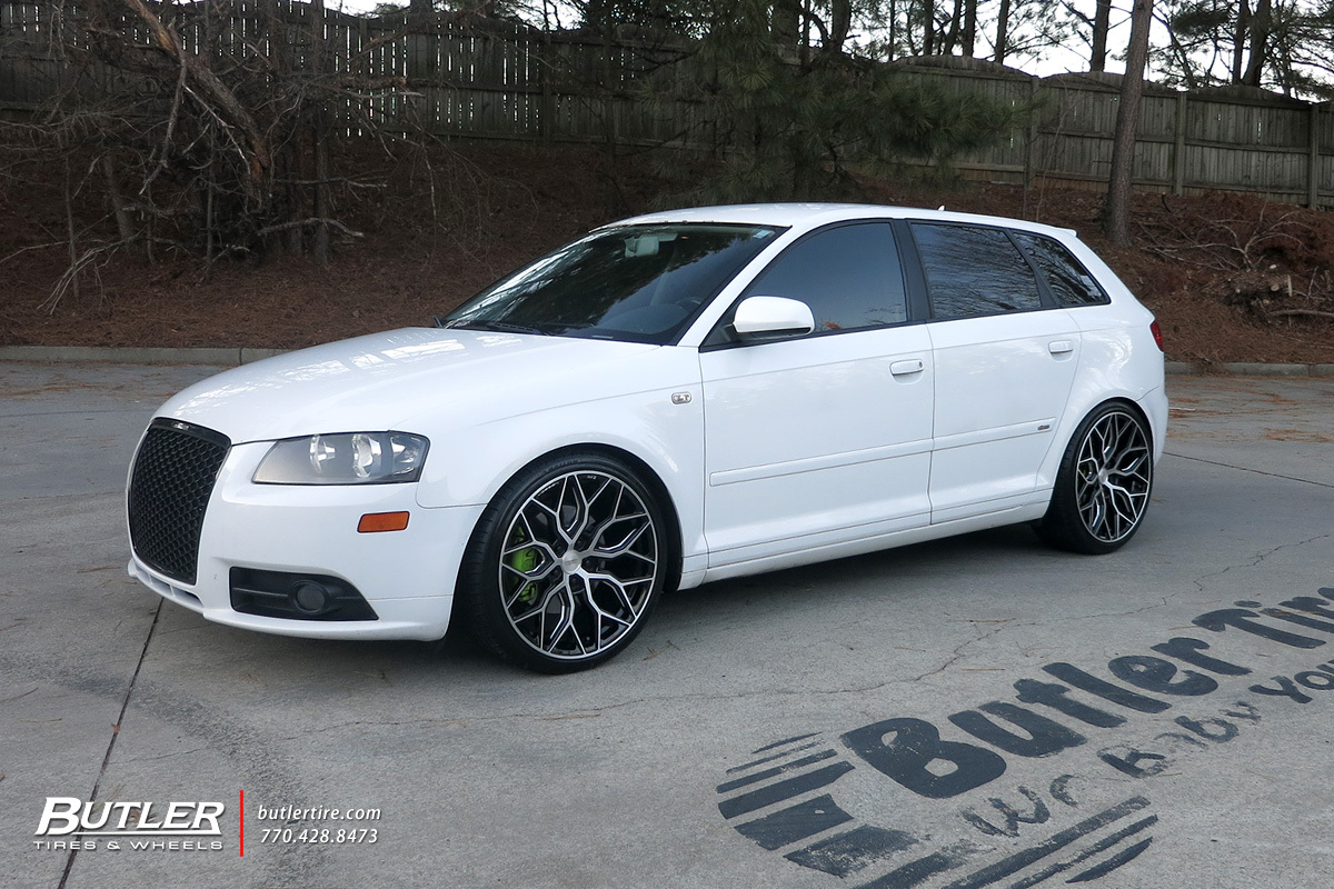 Audi A3 with 19in Vossen HF-2 Wheels