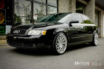 Audi A4 with 19in Rotiform BLQ Wheels