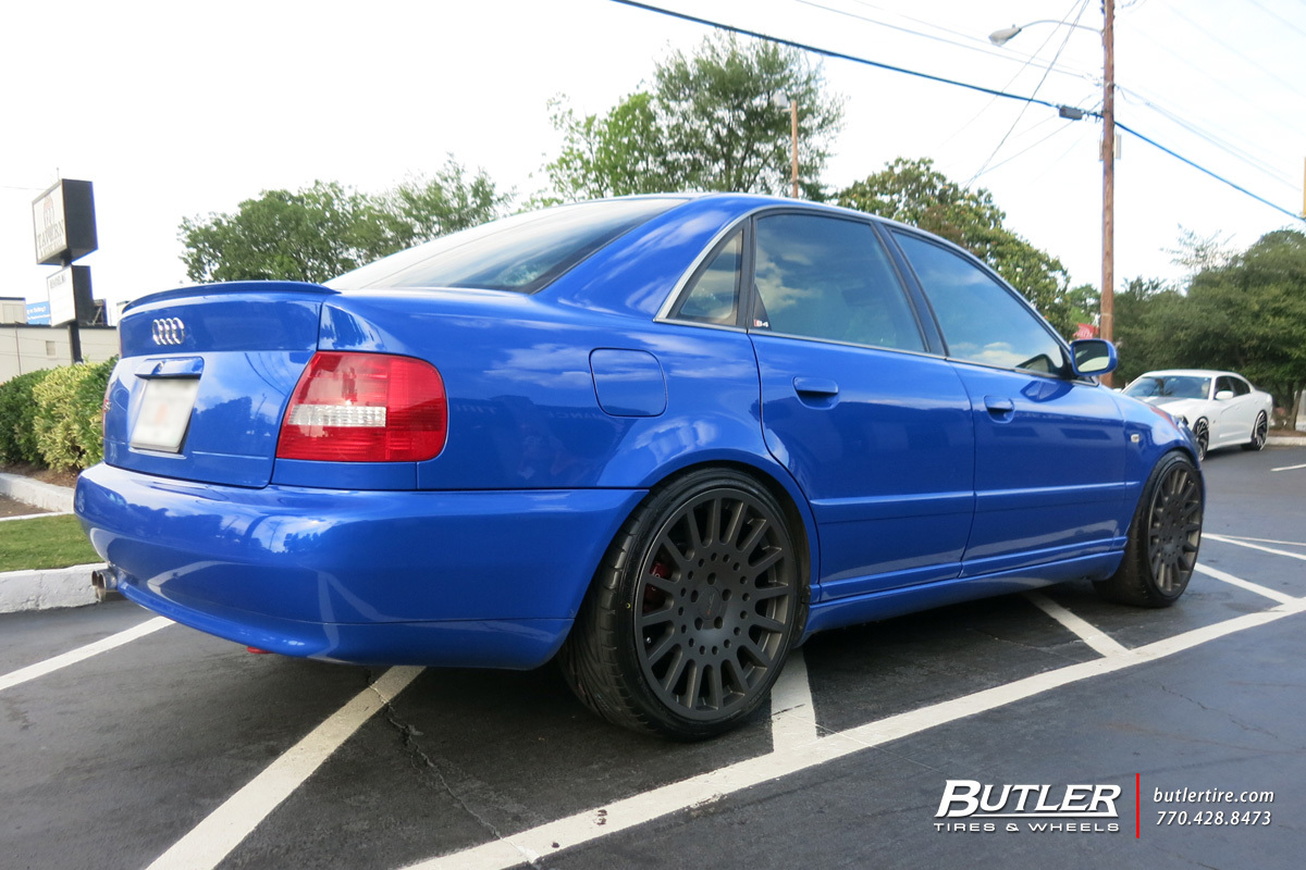 Audi A4 with 19in TSW Holeshot Wheels