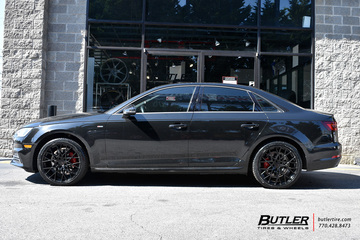 Audi A4 with 19in TSW Sebring Wheels