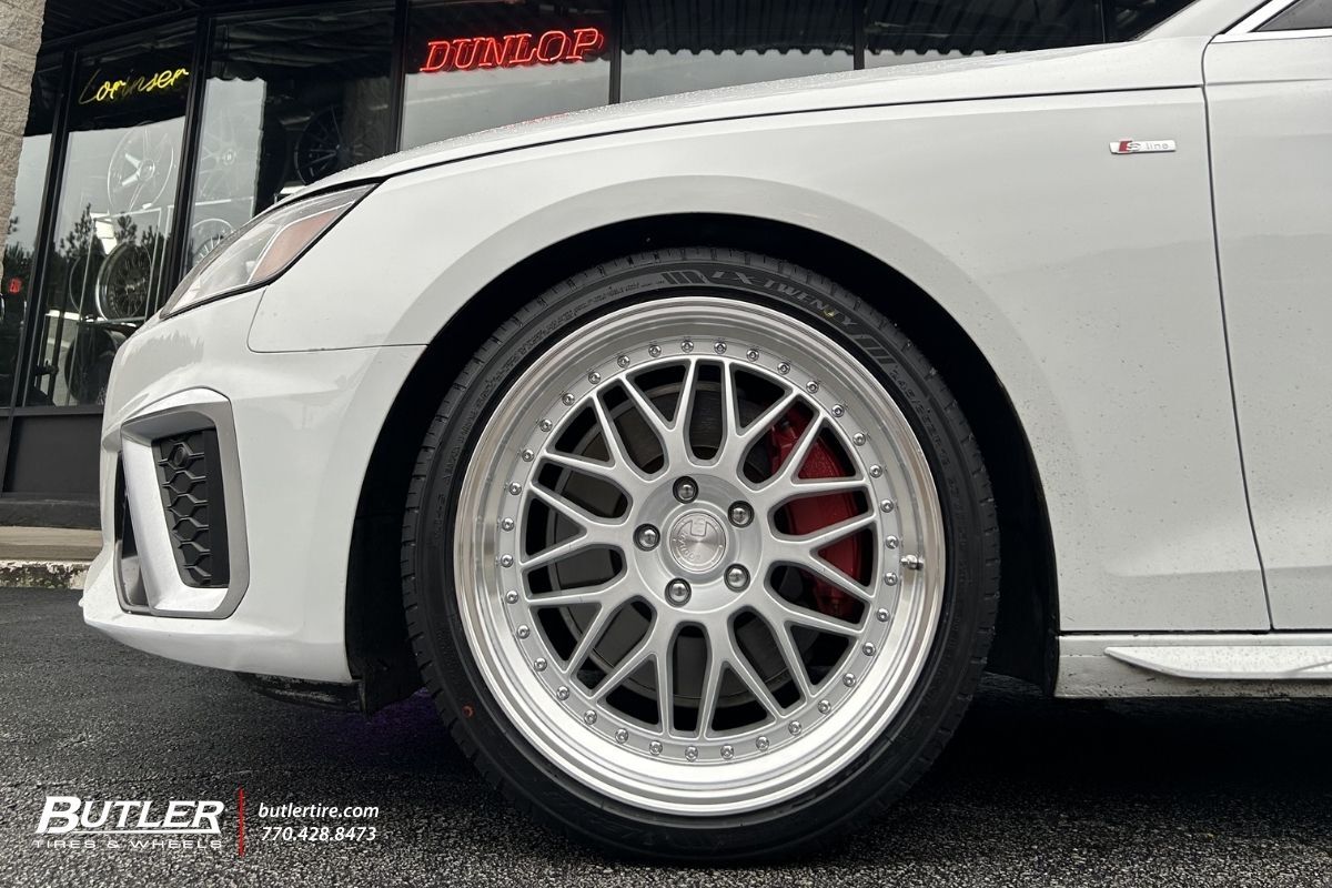 Audi A4 with  Aodhan AH02 Wheels