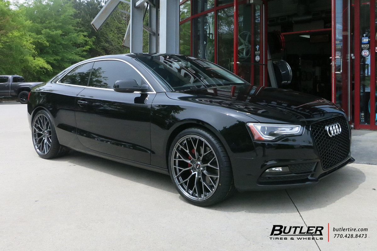 Audi A5 with 20in Savini SV-F2 Wheels
