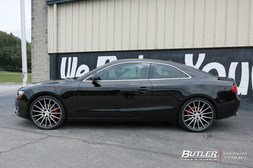 Audi A5 with 20in TSW Chicane Wheels
