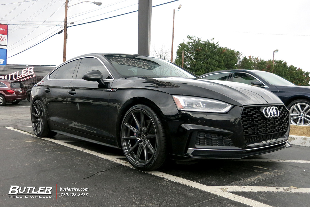 Audi A5 with 20in Vossen HF-3 Wheels
