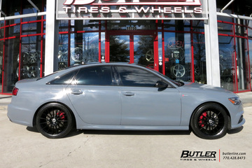 Audi A6 with 20in HRE FF15 Wheels