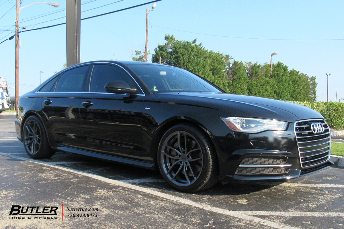 Audi A6 with 20in Niche Vosso Wheels