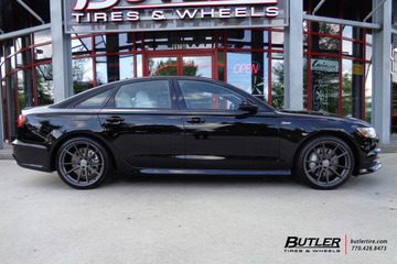 Audi A6 with 20in TSW Bathurst Wheels