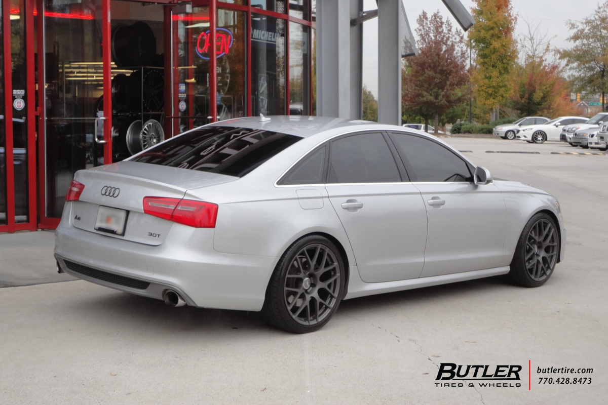 Audi A6 with 20in TSW Nurburgring Wheels