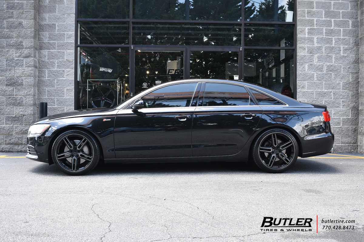 Audi A6 with 20in Vossen HF-1 Wheels
