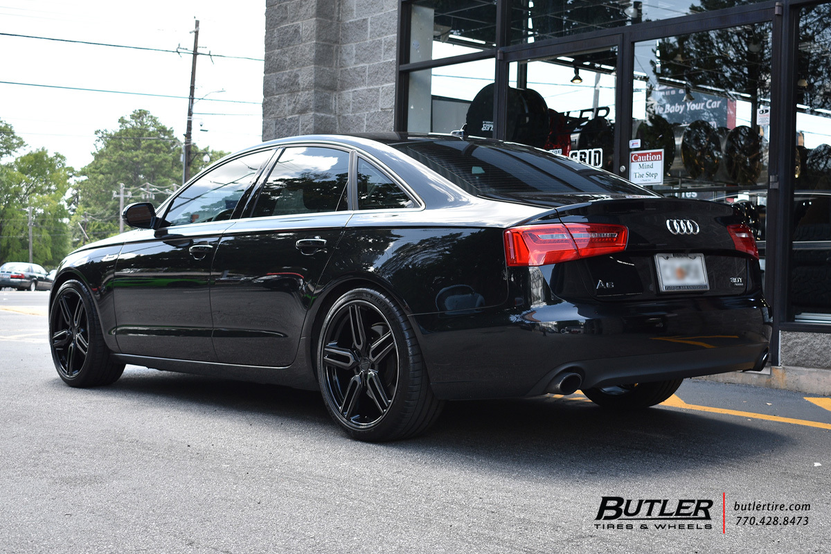 Audi A6 with 20in Vossen HF-1 Wheels