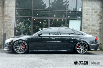 Audi A6 with 20in Vossen VFS1 Wheels