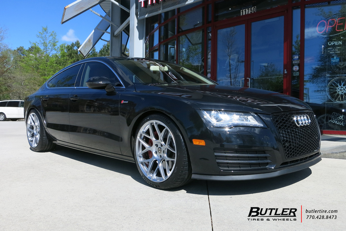 Audi A7 with 20in HRE FF01 Wheels