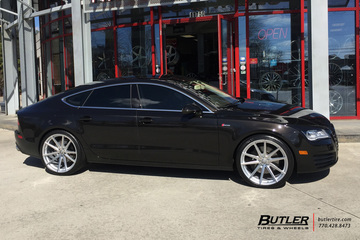Audi A7 with 21in TSW Bathurst Wheels