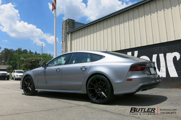 Audi A7 with 21in TSW Chrono Wheels