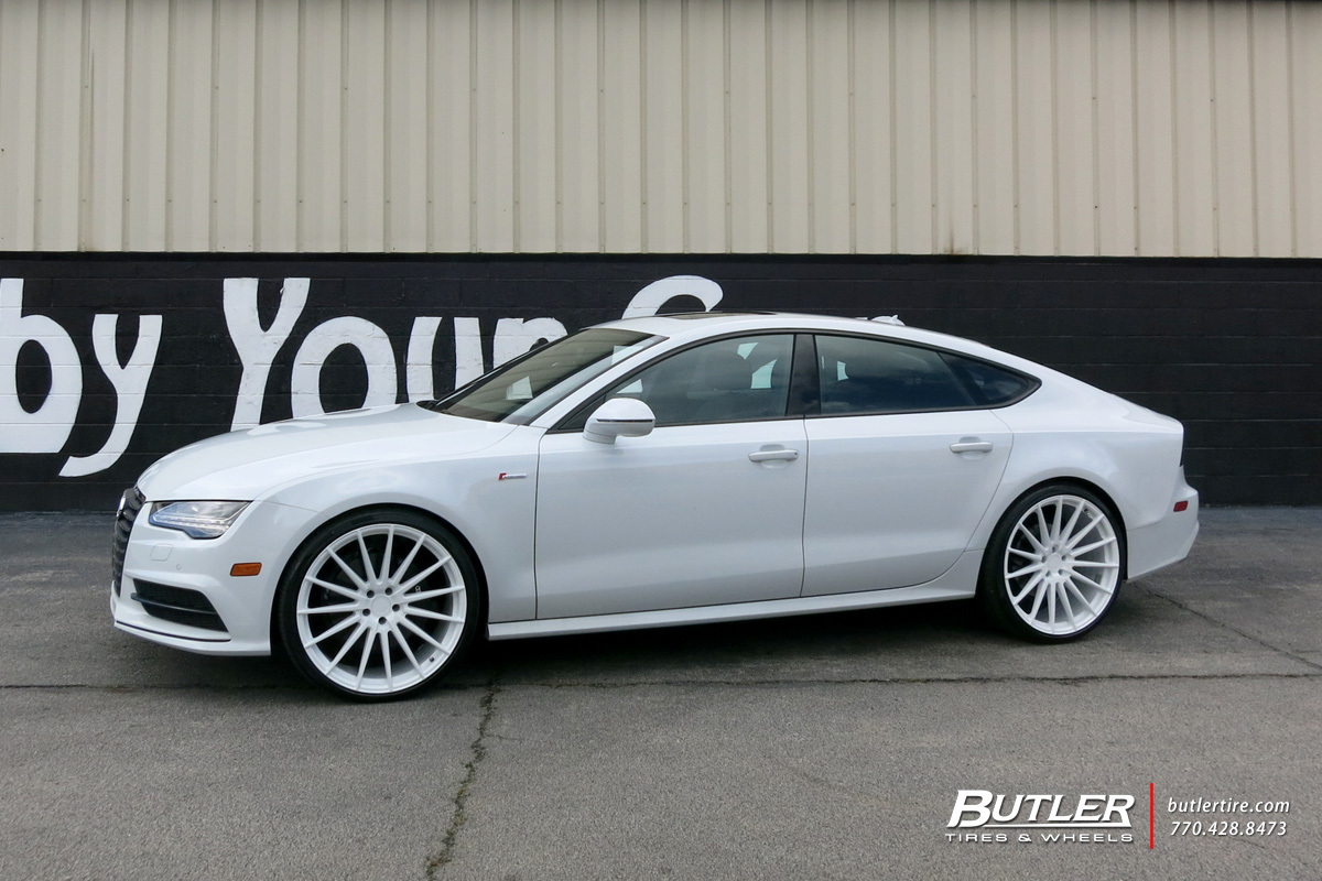 Audi A7 with 22in Avant Garde M615 Wheels
