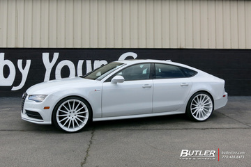 Audi A7 with 22in Avant Garde M615 Wheels