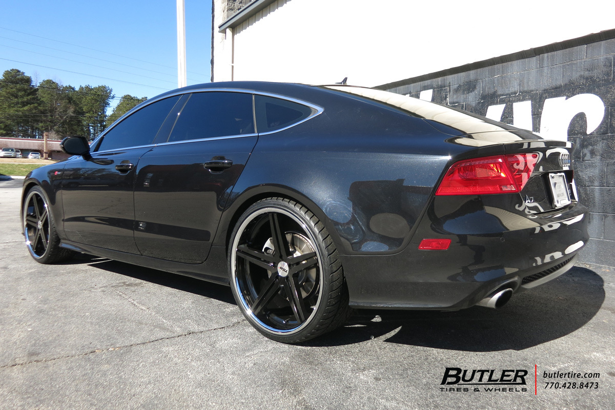 Audi A7 with 22in TSW Mirabeau Wheels