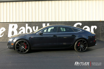 Audi A7 with 22in Vossen CVT Wheels