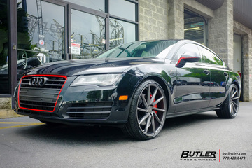 Audi A7 with 22in Vossen CVT Wheels