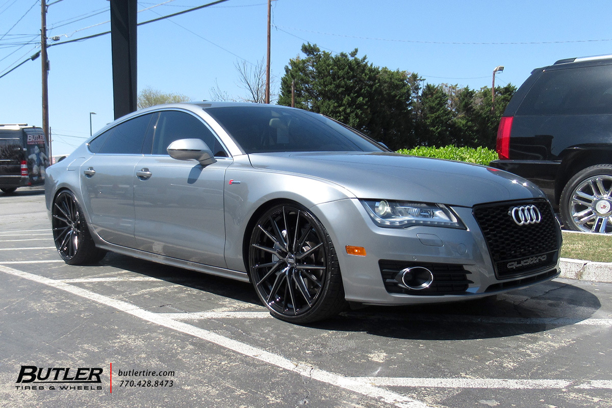 Audi A7 with 22in Vossen HF-4T Wheels