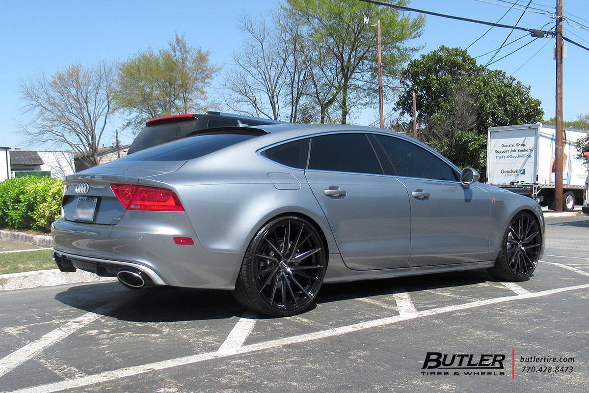 Audi A7 with 22in Vossen HF-4T Wheels