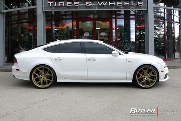 Audi A7 with 22in Vossen HF-5 Wheels