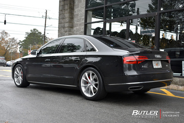 Audi A8 with 20in HRE P204 Wheels