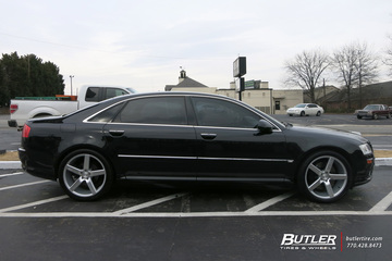 Audi A8 with 20in Niche Milan Wheels