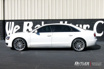 Audi A8 with 22in Savini BM9 Wheels