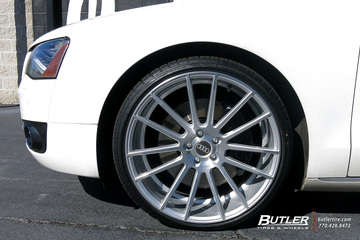 Audi A8 with 22in Savini BM9 Wheels