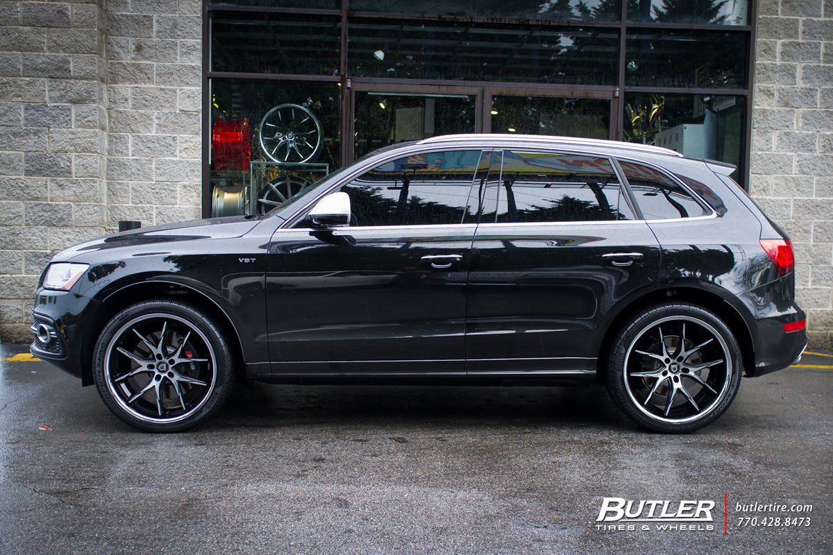 Audi Q5 with 22in Lexani R-Twelve Wheels