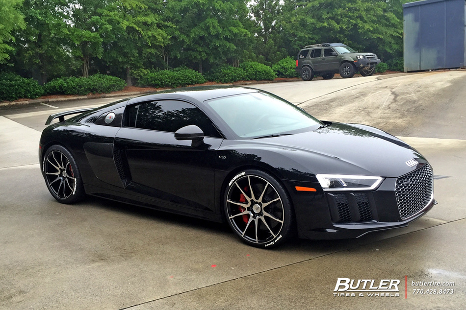 Audi R8 with 20in Savini BM12 Wheels exclusively from Butler Tires and ...